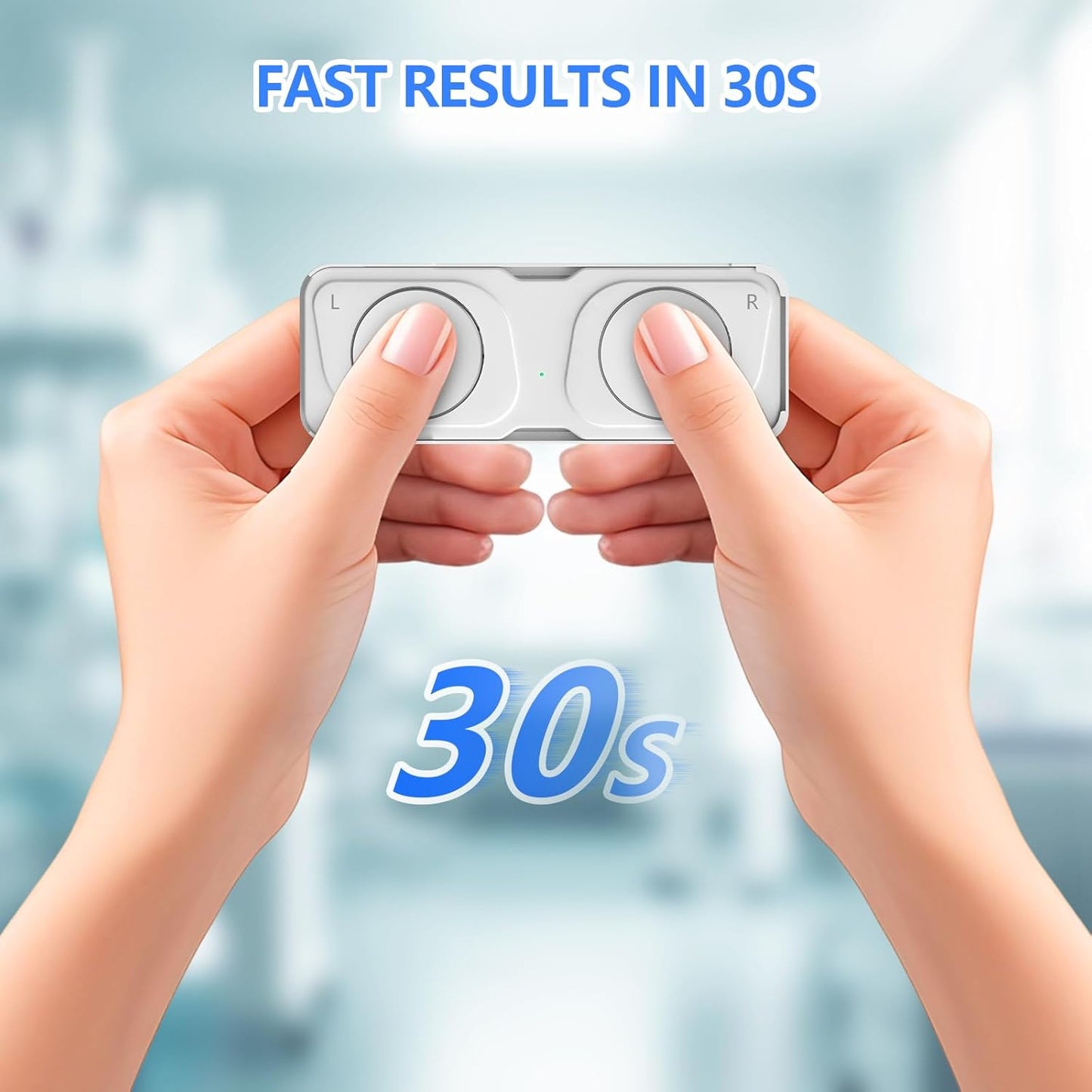 ECG Monitor, Portable ECG Monitor, Heart Rate Monitor Device for Home Use, Compatible with Smartphone，No Subscription