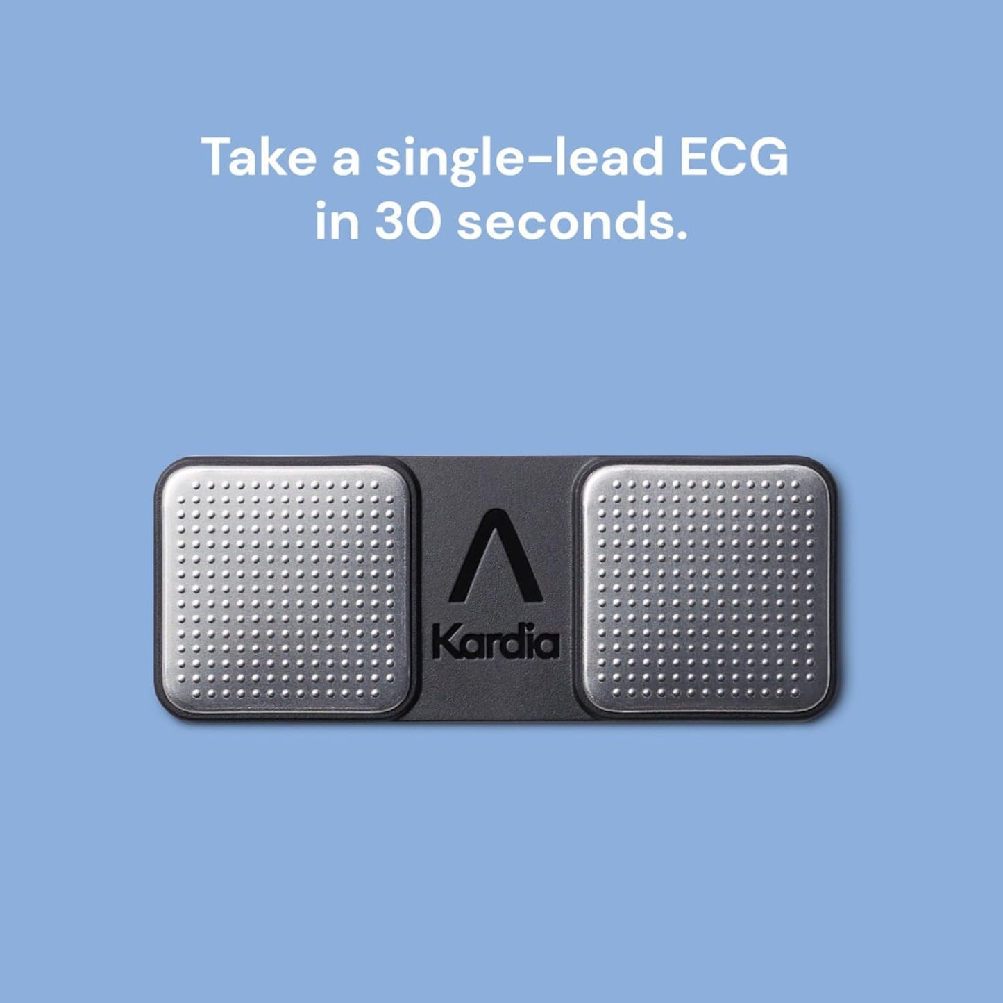 Portable Smart 1-Lead Personal ECG Heart Rate Monitor - Record ECGs at Home, Detects Atrial Fibrillation, Trusted by The NHS, Results in 30 Seconds, Works with Most Smartphones