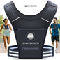STAYPROTECH Running Vest, Phone Holder for Running with Multiple Pockets, Adjustable Waistband, Waterproof Phone Pouch, Lightweight and Reflective Running Vest Women & Men