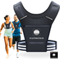 STAYPROTECH Running Vest, Phone Holder for Running with Multiple Pockets, Adjustable Waistband, Waterproof Phone Pouch, Lightweight and Reflective Running Vest Women & Men