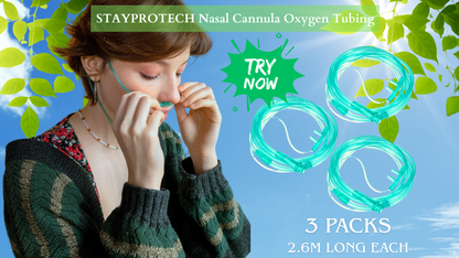 nasal cannula, nasal cannula for oxygen, oxygen tubing, long oxygen tubing