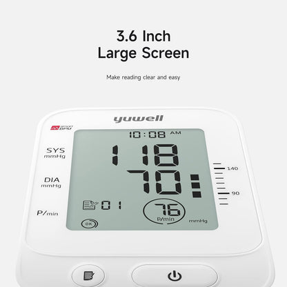 Automatic Blood Pressure Monitor Digital Large Display Portable Extra Large Cuff Reliable Fast Results