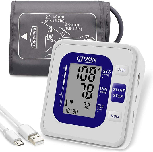 Automatic Blood Pressure Monitor Digital Large Display Extra Large Cuff Reliable Fast Results CE Approved