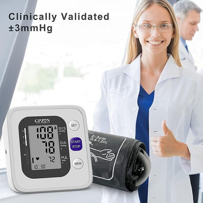 Automatic Blood Pressure Monitor Digital Large Display Extra Large Cuff Reliable Fast Results CE Approved