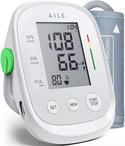 Automatic Blood Pressure Monitor Digital Large Display Large Cuff Pulse/HR Detection Reliable Fast Results CE Approved