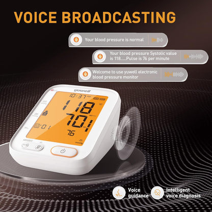 Automatic Blood Pressure Monitor Digital Large Display Extra Large Cuff Reliable Fast Results
