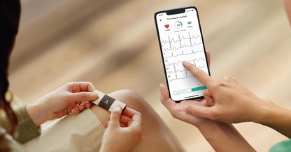 Portable ECG Monitor Bluetooth EKG Heart Tracker Device Accurate Fast Results 6-Lead with AFib Detection